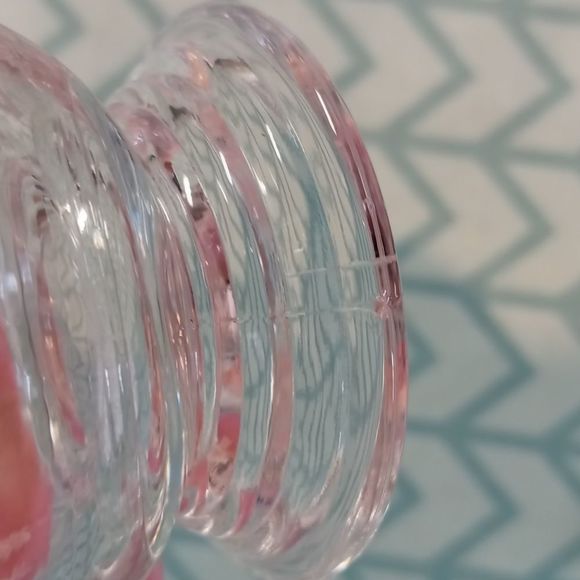 Vintage Viking Martinsville Etched Glass Set of 3 Creamer & Sugar Tray S… - Picture 8 of 8